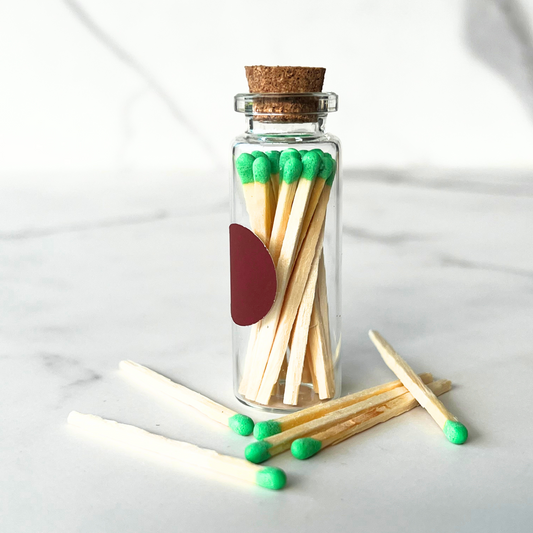 Vivid Matches in a Bottle - Bright Green